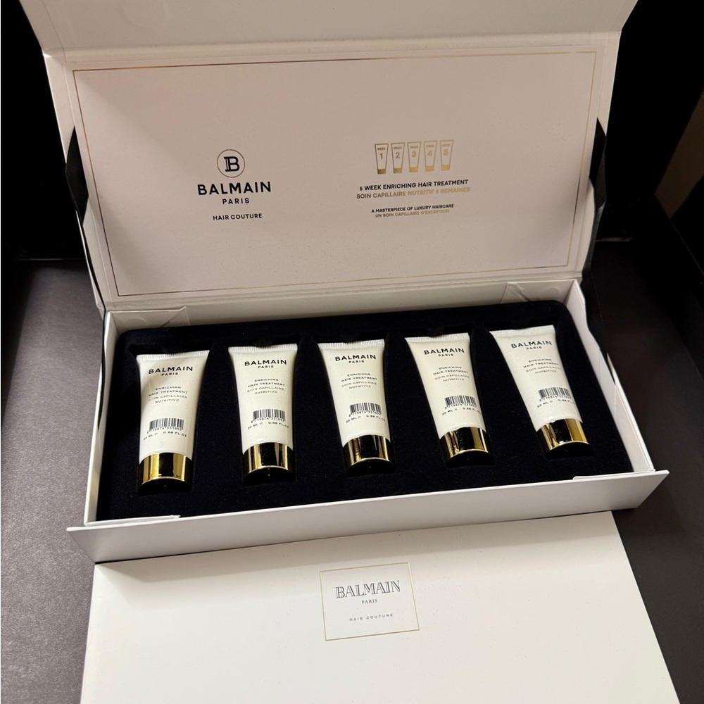 Balmain Paris Hair Couture 5 weeks enriching treatment Set new box not expired